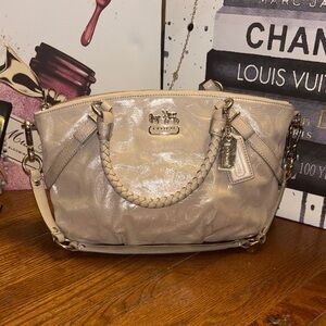 Coach Madison Sophia Satchel in Shimmer Leather